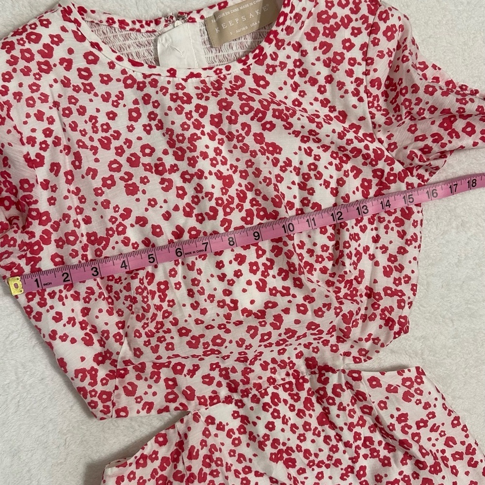 NWOT KEEPSAKE the Label Red and White Casual Floral Sundress Size S - Picture 11 of 16
